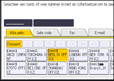 Schermafbeelding bedieningspaneel