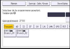 Schermafbeelding bedieningspaneel