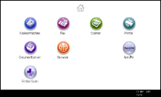 Schermafbeelding bedieningspaneel