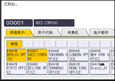 操作面板屏幕图例