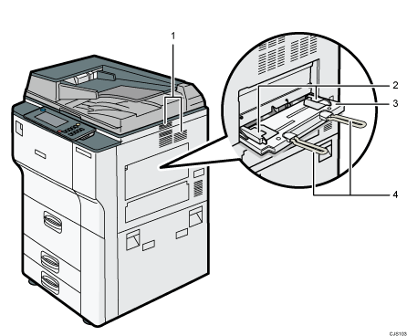 主机图例（插图编号图例）