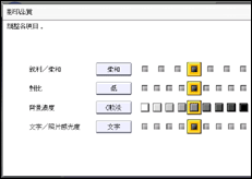 操作面板畫面說明圖