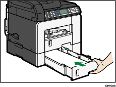 paper feed unit illustration
