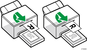 Illustration of loading paper