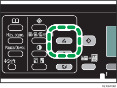 Ilustrace tlačítka Zmenšení/Zvětšení