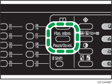 Ilustrace tlačítka Hlasitý odposlech