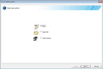 Ilustrace obrazovky aplikace Utility