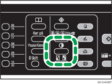 Illustration af tasten Belysning