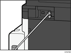 Illustration af ethernet-port