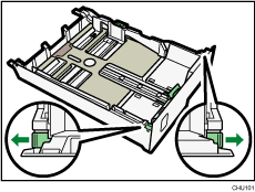 Ilustración de la unidad de alimentación de papel