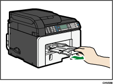 Illustratie verlenging uitvoerklep