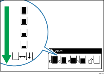 illustratie cartridgestatus