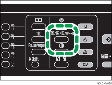 Illustrasjon av Bildekvalitet-tasten