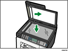 Ilustração do vidro de exposição