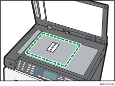 Ilustração de cópia de um cartão de identificação