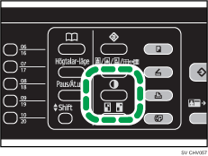 Bild på tangent för justering av densitet
