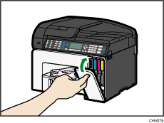 illustration av maskinkropp