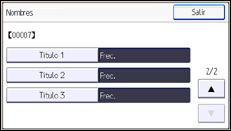 Ilustración de la pantalla panel de mandos