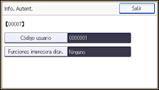 Ilustración de la pantalla panel de mandos