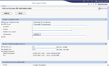 Ilustración de la pantalla del navegador Web