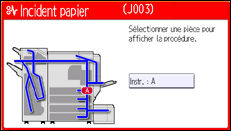 Illustration de l'écran du panneau de commande