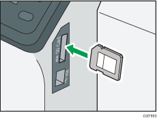 Illustrazione dello slot per supporti