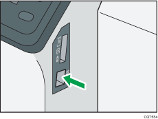 Illustrazione dello slot per supporti