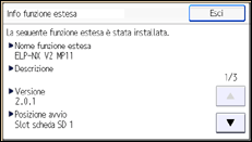 Illustrazione schermata pannello di controllo