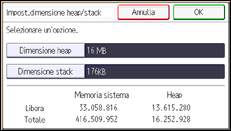 Illustrazione schermata pannello di controllo
