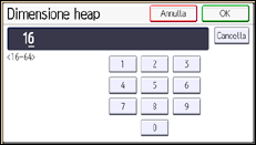 Illustrazione schermata pannello di controllo