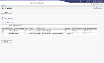 Ilustración de la pantalla del navegador Web