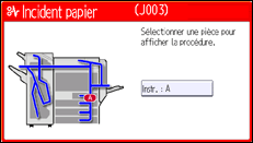 Illustration de l'écran du panneau de commande