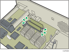 Illustration du module SDRAM