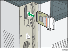 Illustration de l'unité d'interface