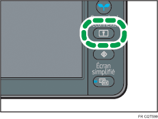 Illustration de la touche Connexion/Déconnexion