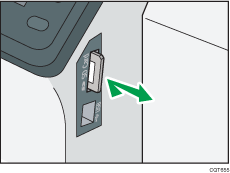Illustration du logement pour supports