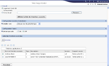 Illustration de la page du navigateur Web