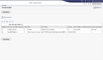 Illustration de la page du navigateur Web