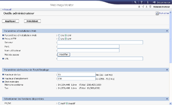 Illustration de la page du navigateur Web