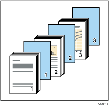 Illustratie van tussenbladen