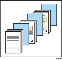 Illustratie van tussenbladen