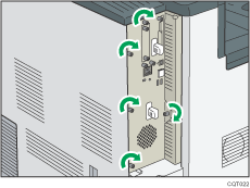 Illustratie van controllerkaart