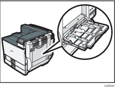 Illustratie van de handinvoer