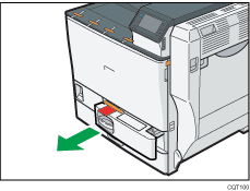 Illustratie van de printer