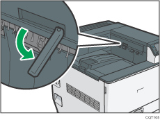 Illustratie van de printer