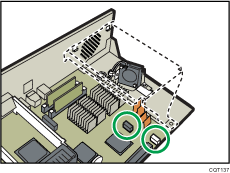 Illustratie van controllerkaart