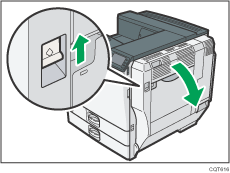 Illustratie van de printer