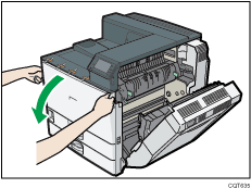 Illustratie van de printer