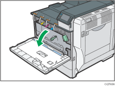 Illustratie van de printer