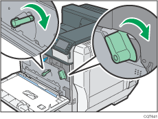 Illustratie van de printer